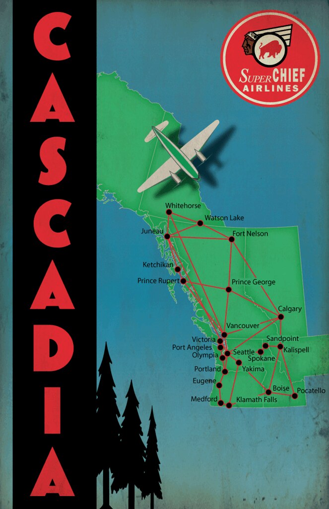 Cascadia-Super-Chief-Airlines-Poster