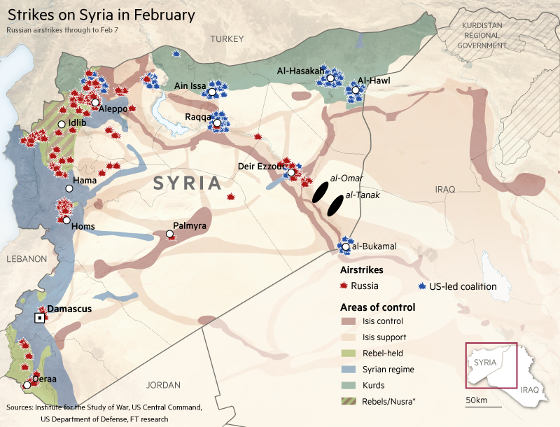 2016年2月のシリア攻撃