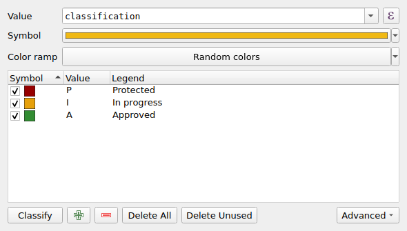 QgsCategorizedSymbolRendererWidget