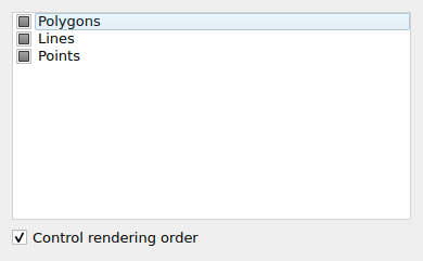 QgsCustomLayerOrderWidget showing custom layer order