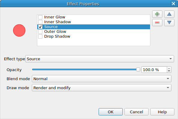 QgsEffectStackPropertiesDialog