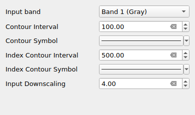 QgsRasterContourRendererWidget