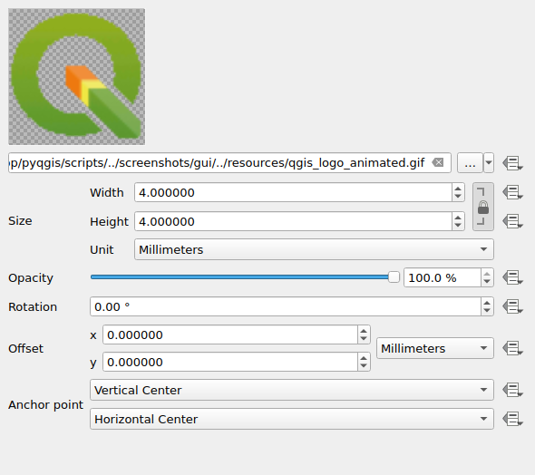 QgsRasterMarkerSymbolLayerWidget