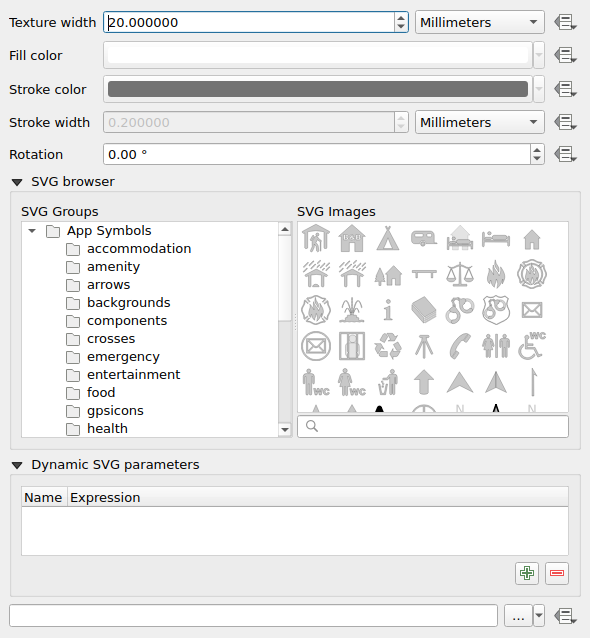 QgsSVGFillSymbolLayerWidget
