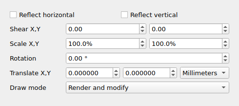 QgsTransformWidget