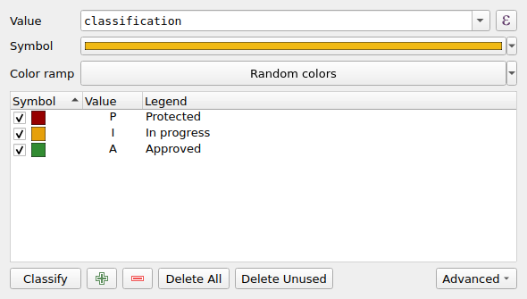 QgsCategorizedSymbolRendererWidget