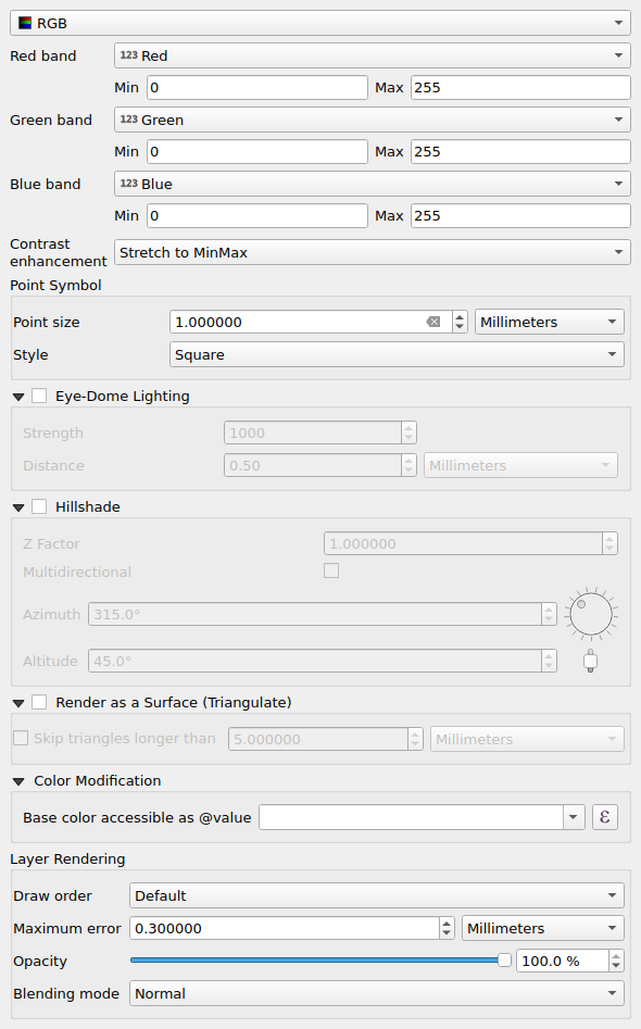 QgsPointCloudRendererPropertiesWidget